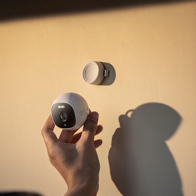 Eufy Indoor Wireless Pan and Tilt Security Camera, White (T8414J21)