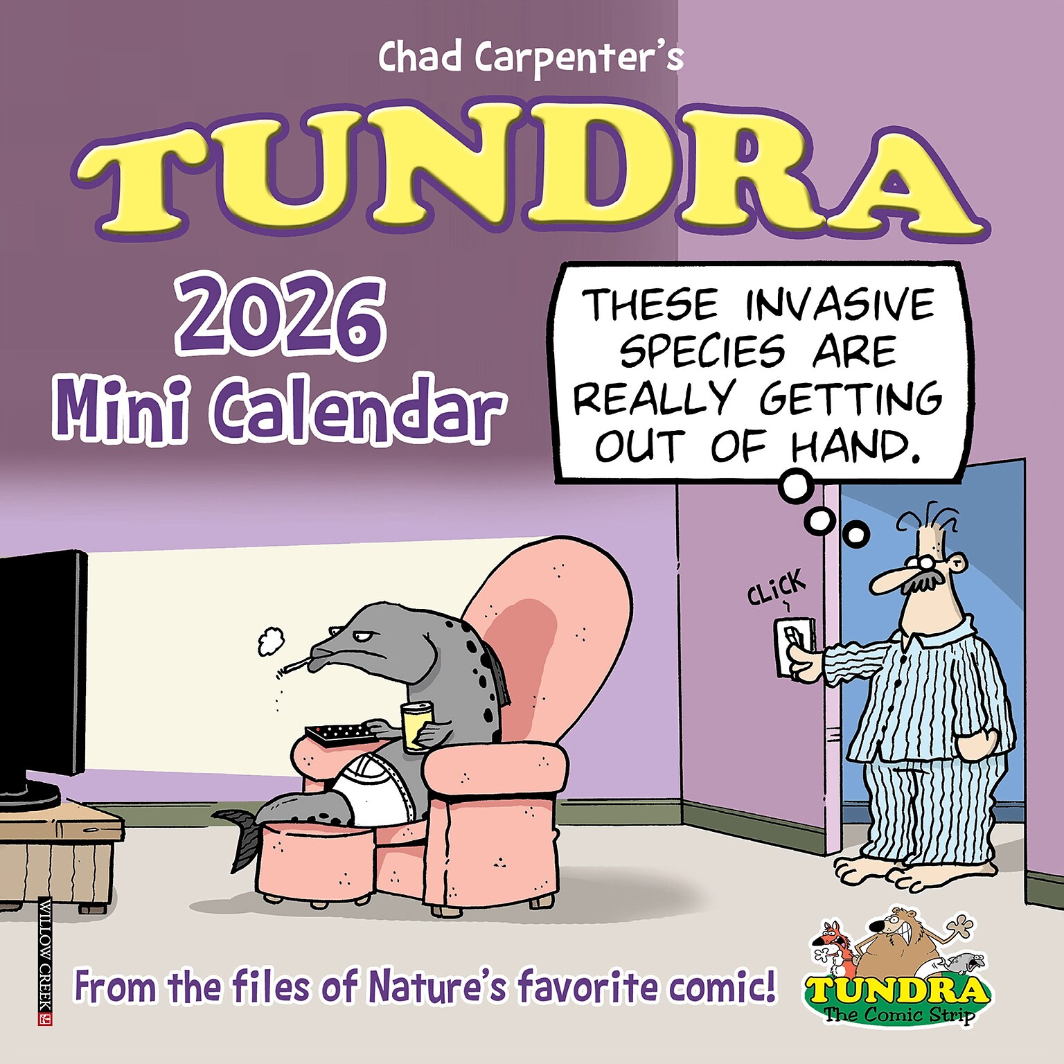 2026 Willow Creek Tundra 7 x 7 Monthly Wall Calendar (53799)