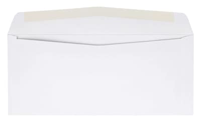 Quality Park Flap-Stik V-Flap #10 Window Envelope, 4 1/2 x 9 1/2, White, 500/Box (90120)