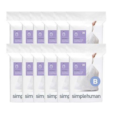 simplehuman 1.2 gal. Trash Bags A Pkg/30