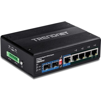 TRENDnet 6-Port Gigabit PoE Unmanaged Switch, 1 Gbps, Black (TI-UPG62)