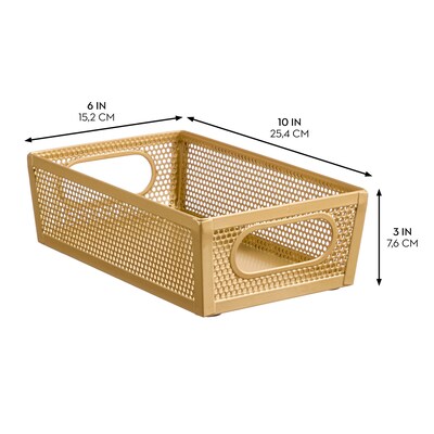 iDesign Steel Organizer, PC Soft Brass (25984)