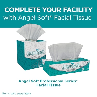 Angel Soft Professional Series Recycled Toilet Paper, 2-Ply, White, 450 Sheets/Roll, 40 Rolls/Case (16840)