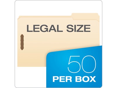 Pendaflex Classification Folder, Legal Size, Manila, 50/Box (29538GW)