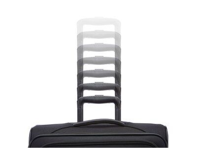 American Tourister 4 KIX 2.0 20" Carry-On Suitcase, 4-Wheeled Spinner, Black (142352-1041)