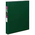Avery Durable 1 3-Ring Non-View Binders, Slant Ring, Green (27253)