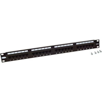 Belkin® CAT 5 Patch Panel with Cable Rings; 24-Port