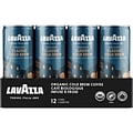 Lavazza Classic Chocolaty and Fruity Cold Brew Coffee, Medium Roast, 8 fl. oz., 12/Carton (2123)