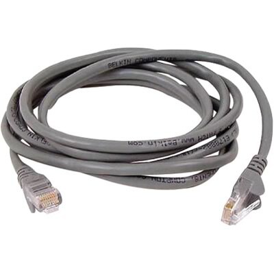 Belkin® 14 RJ45 FastCAT™ 5E Patch Cable, Grey
