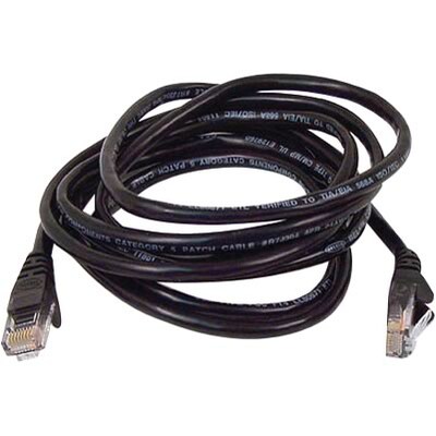 Belkin® 25 RJ45 Cat-5E Patch Cables; Black