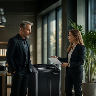 Fellowes Powershred 485i 38-Sheet Strip-Cut Industrial Shredder (38480)