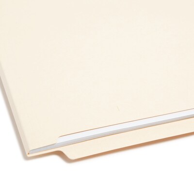 Smead End-Tab File Folders, Reinforced Straight-Cut Tab, Letter Size, Manila, 100/Box (24110)