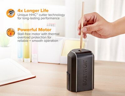 Bostitch Vertical Electric Pencil Sharpener, Black (EPS5V-BLK)