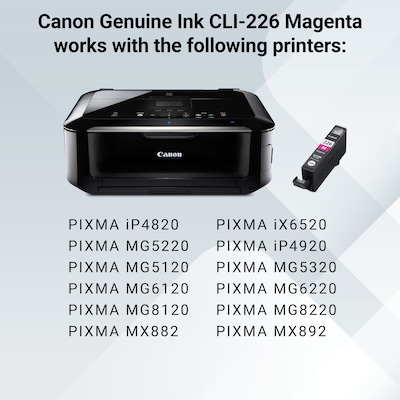 Canon 226 Magenta Standard Yield Ink Cartridge (4548B001)