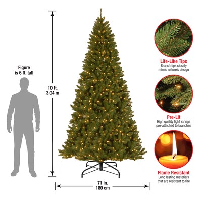 National Tree Company North Valley® Spruce Artificial Christmas Trees NRV7-300-100