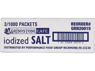 Sugar Foods Perfect Taste Salt, Packet, 3000/Carton (SUG09295)