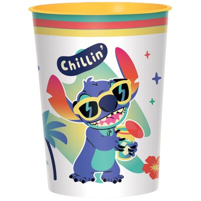 Party City Stitch Aloha Favor Cup, 16 oz.  (AM422942)