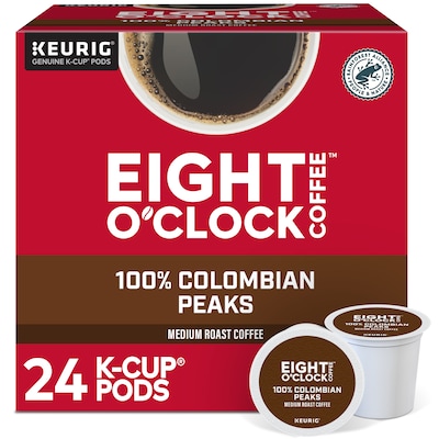 Eight OClock Colombian Coffee Keurig® K-Cup® Pods, Medium Roast, 24/Box (6407)