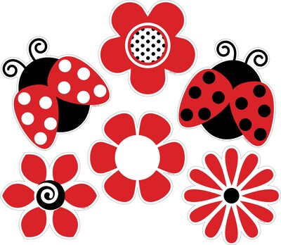 Barker Creek Just Dotty Designer Bulletin Board Set, 477/Pack (BCP3570)