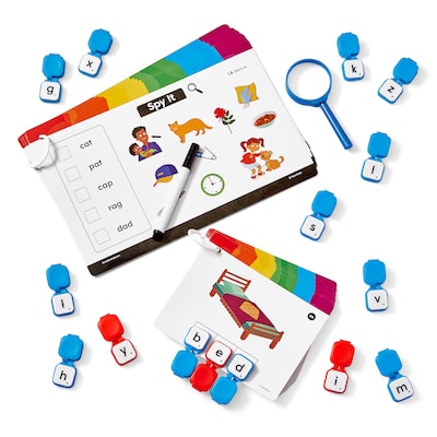 hand2mind Little Minds at Work? Learn to Spell Activity Set, Multicolored (98499)