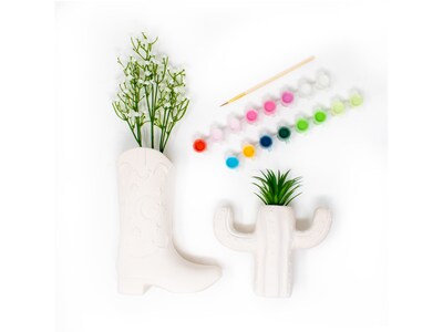 Art 101 Crafts Paint Your Own Ceramic Vase Kit (41050MB)