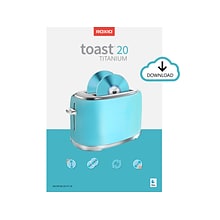 Roxio Toast 20 Titanium for 1 User, Mac OS X, Download (ESDRTO20TIMACML)