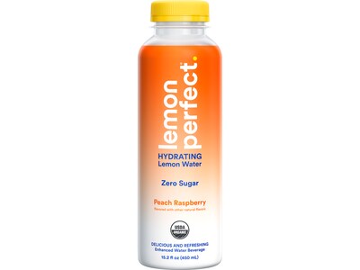 Lemon Perfect Flavored Hydrating Water, 15.2 fl. oz., 12 Bottles/Case (11051)
