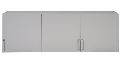 Vivacomfort 24 H x 72 W Wood Wall Mounted Cabinet, 3-Doors, Gray (902WALL72GRY-MK)