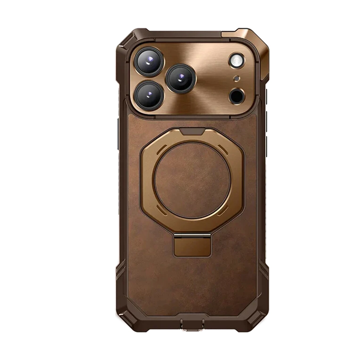 SUPCASE Unicorn Beetle Grip MagSafe Case for iPhone 17 Max, Shock Absorbing, Brown (SUP-iPhone2025Max-UBGrip-Brown)