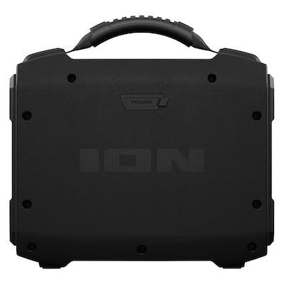 ION Tailgater TD Wireless Bluetooth Portable Speaker with TWS, Lights & FM/USB/Aux, Water Resistant, Black (TAILGATERTDXUS)