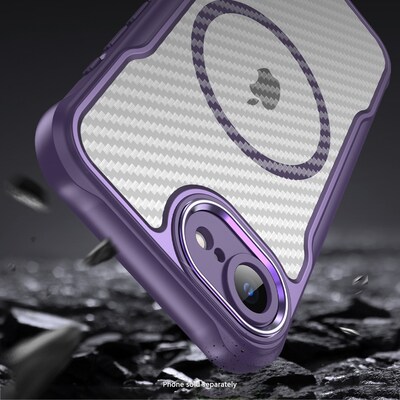 SaharaCase Venture Series MagSafe Phone Case for iPhone 16e, Shock Absorbing, Shadow Purple (CP00824)