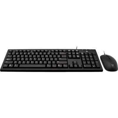 V7 Keyboard and Mouse Combo, Black  (CKU200US)