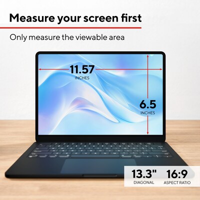 Staples TECH Anti-Glare Privacy Filter for 13.3" Laptop (16:9) (ST62130)