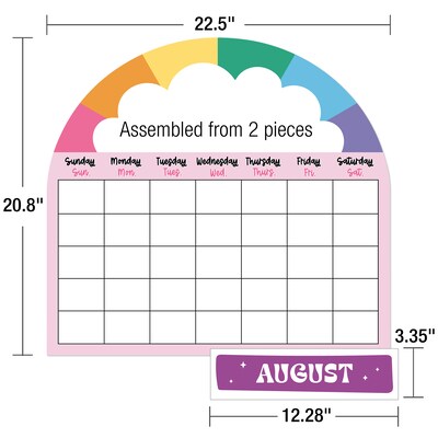 Carson-Dellosa Happily Ever Elementary Retro Remix Calendar Bulletin Board Set (110593)