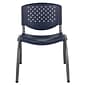 Flash Furniture HERCULES Series Plastic Stack Chair, Navy, 5 Pack (5RUTF01ANY)