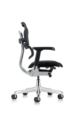 Eurotech Ergohuman Gen2 Mid-Back Mesh Office Chair, Black (ME8ERGLO-GEN2-B)