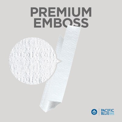 Pacific Blue Select Premium C-Fold Paper Towels, 2-ply, 120 Sheets/Pack, 12 Packs/Carton (23000)