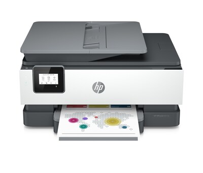 HP OfficeJet 8015e Wireless All-in-One Color Inkjet Printer Scanner Copier, Best for Home Office, 6 | Quill