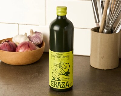 Graza Sizzle Extra Virgin Olive Oil, Glass Bottle