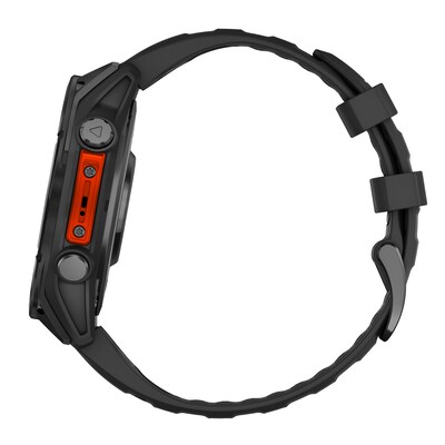 Garmin fenix 8 AMOLED Multisport GPS Smartwatch, Slate Gray & Black, 47mm (GRM0290400)