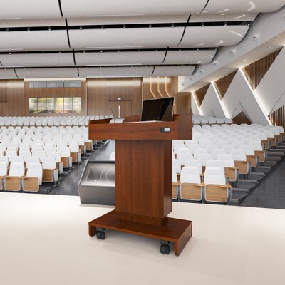 FlexiSpot EL1 Podium, Mahogany (EL1N-US)