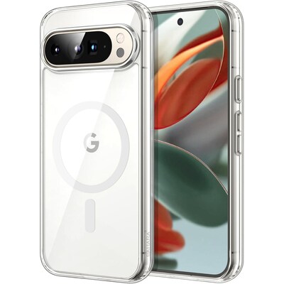 SaharaCase Venture Series Wallet Case for Google Pixel 9 Pro XL, Clear/Black (CP00613)