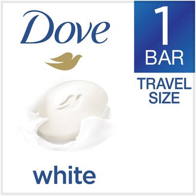 Dove White Travel Size Bar Soap With Moisturizing Lotion, 2.6 Oz., 36/Carton (CB126811)