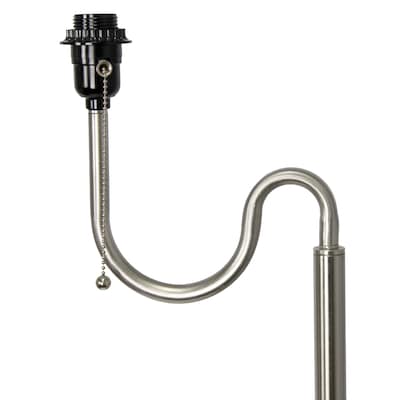 Simple Designs 57" Floor Lamp with Drum Shade (LF2016-BLK)