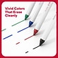 TRU RED™ Pen Dry Erase Markers, Fine Tip, Black, 4/Pack (TR61460/TR54560)