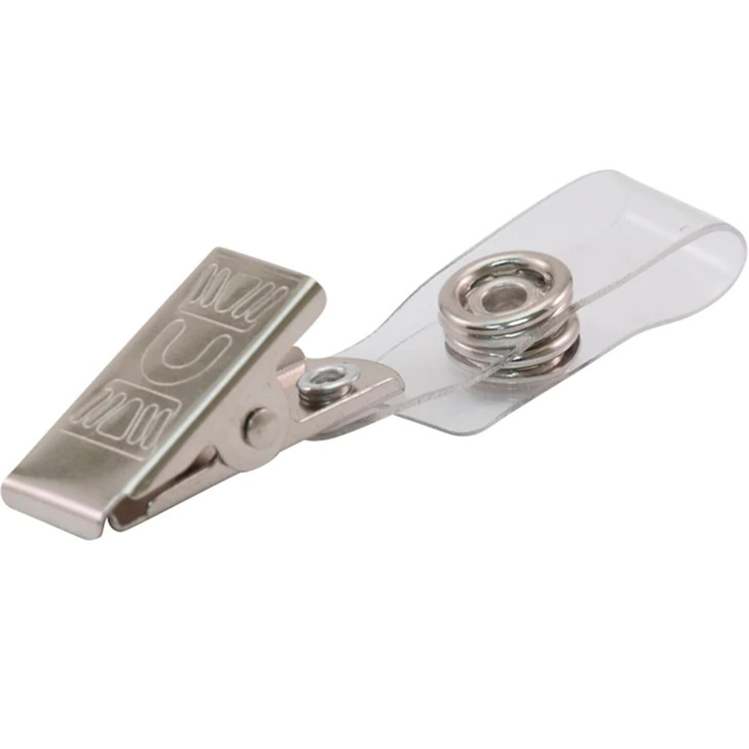 Advantus ID Badge Holder, Clear, 25/Pack (97302)