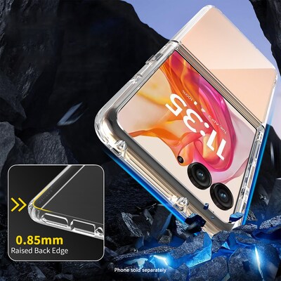 SaharaCase Venture Series Phone Case for Motorola Razr Ultra, Shock Absorbing, Clear (CP00849)