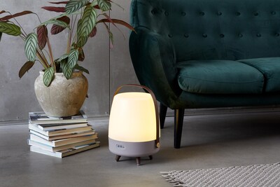 Kooduu Lite Up Play 15.75 LED Speaker Lamp with USB Port, Earth (1201-15)