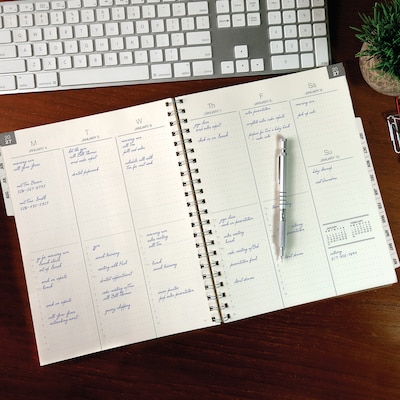 2026-2027 Excello Brands 8.5" x 11" Academic Weekly & Monthly Planner, Paperboard Cover, Pick Your Own Cover (NAY27-8511-F)