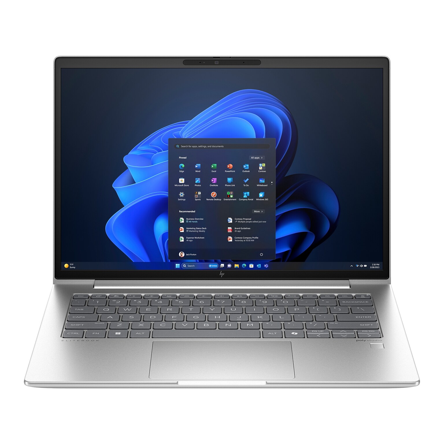 HP EliteBook 640 G11 14 Laptop, Intel Core Ultra 5-135U, 16GB Memory, 256GB SSD, Windows 11 Pro (A1NQ1UT#ABA)
